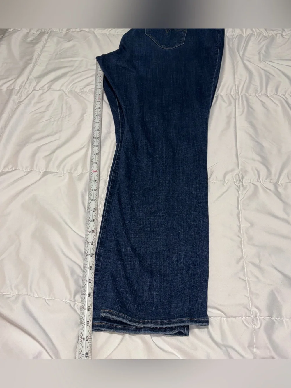 New! LEVI 311 SHAPING SKINNY JEANS denim distressed holey size 24W